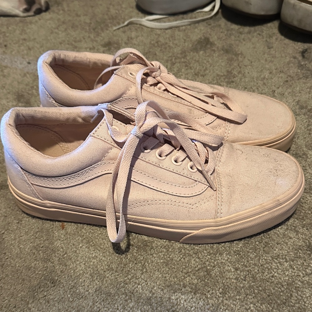 Vans Light Pink Canvas Shoes